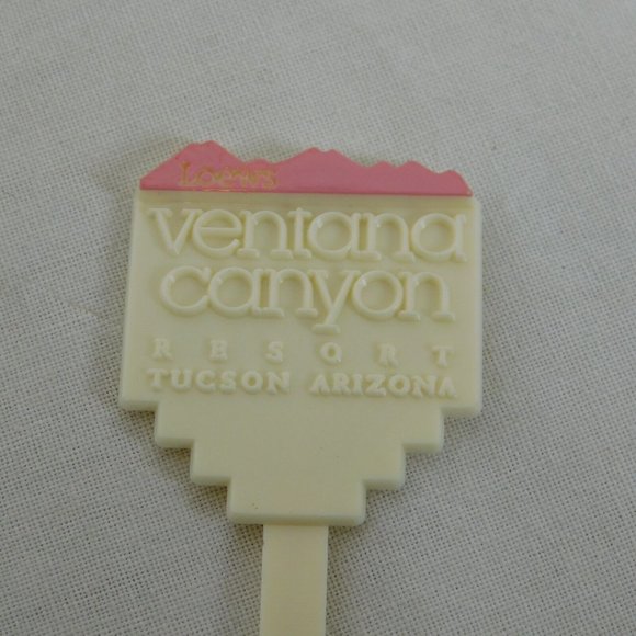 4 Loews Ventana Canyon Resort Tucson Arizona Swizzle Stick Drink Stirrer SPIR-IT - Picture 2 of 10